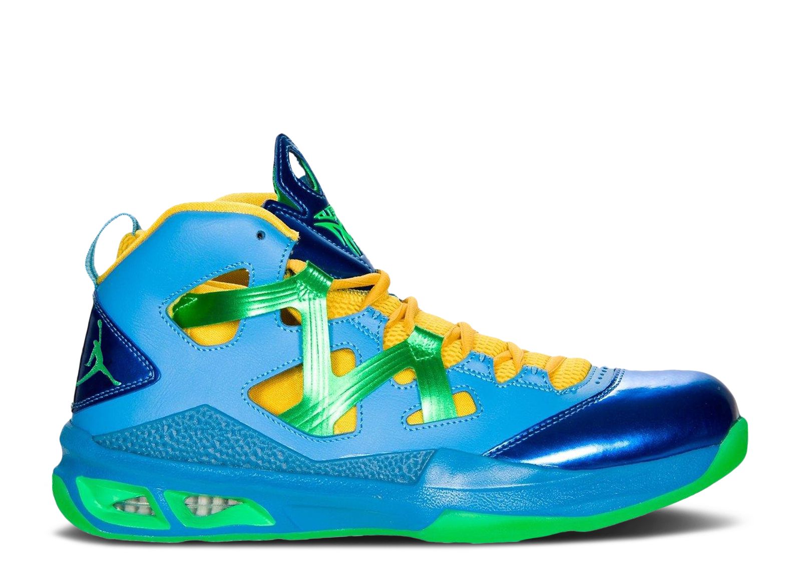 Jordan Melo M9 University Blue Poison Green Air Jordan 551879 415 university blue poison green vivid blue blitz Flight Club