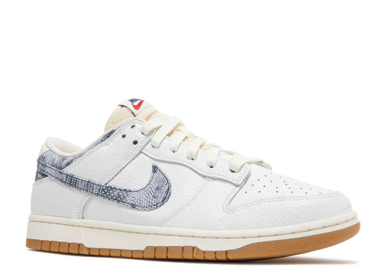 Nike Dunk Low \'Washed Denim\' Men’s Size 11 Shoes White Midnight Navy FN6881-100 Dunk Low  main image 4