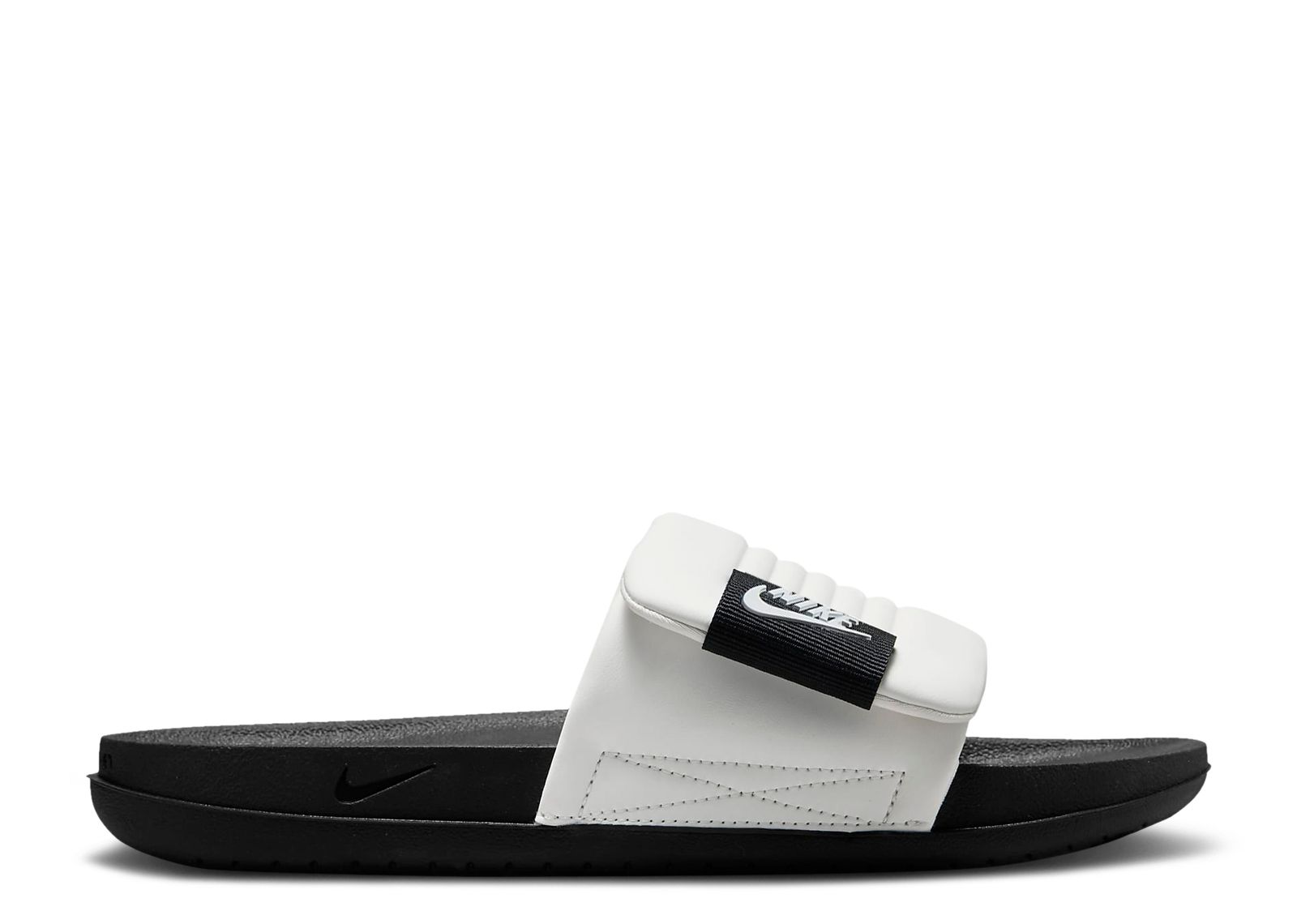 Men\'s Nike Offcourt Adjust Slide in Summit White/ Black Amazon.com | Nike Men main image 3