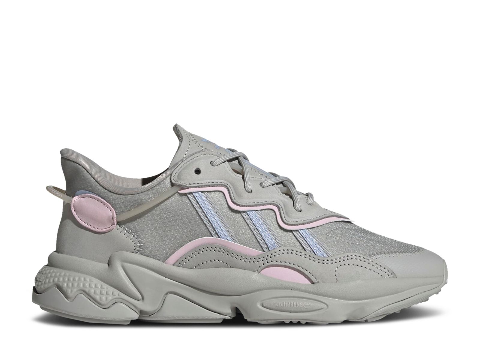 HOT Clear Pink Ozweego Grey And Pink Wmns Ozweego 'Grey