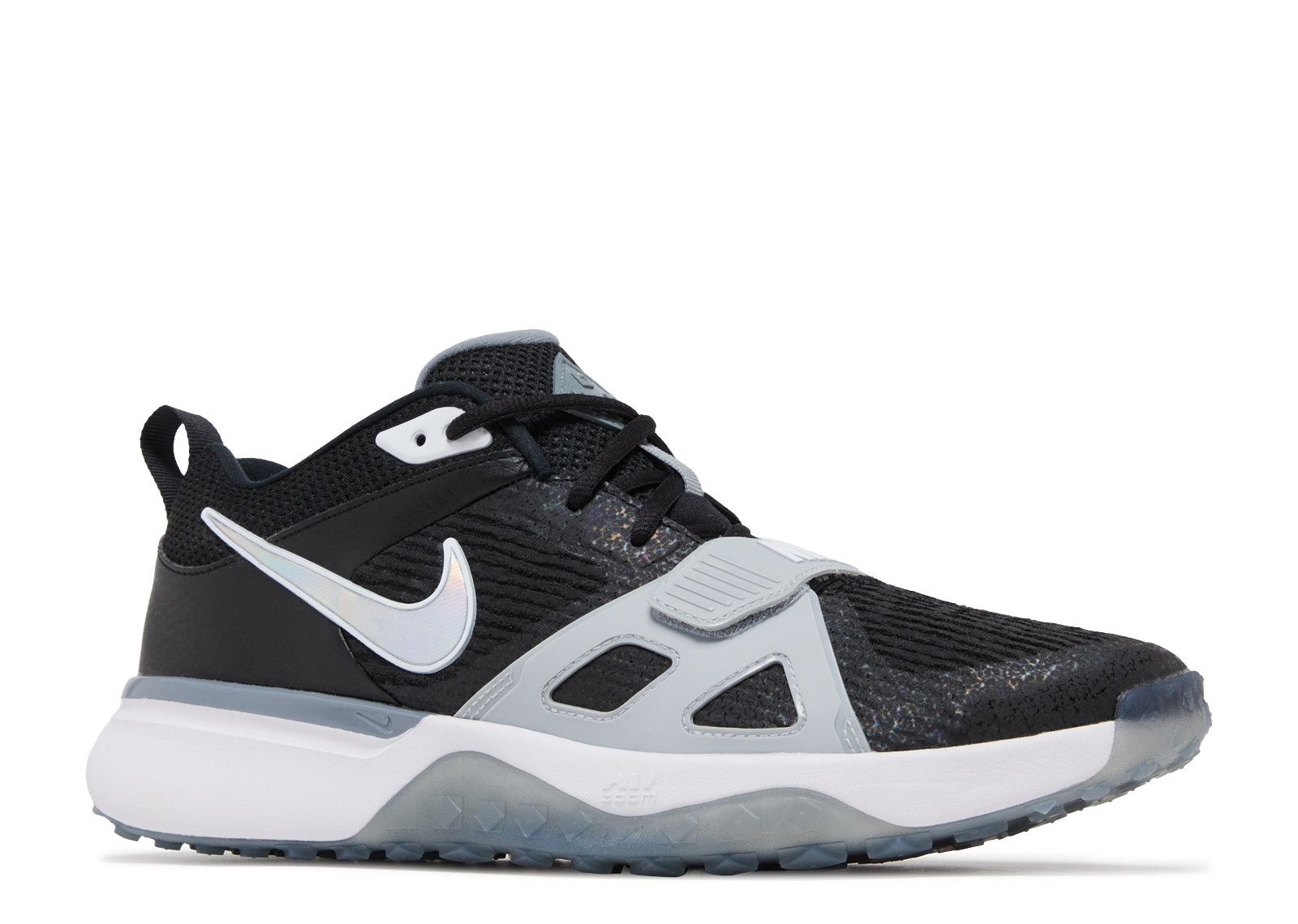 nike black iridescent shoes