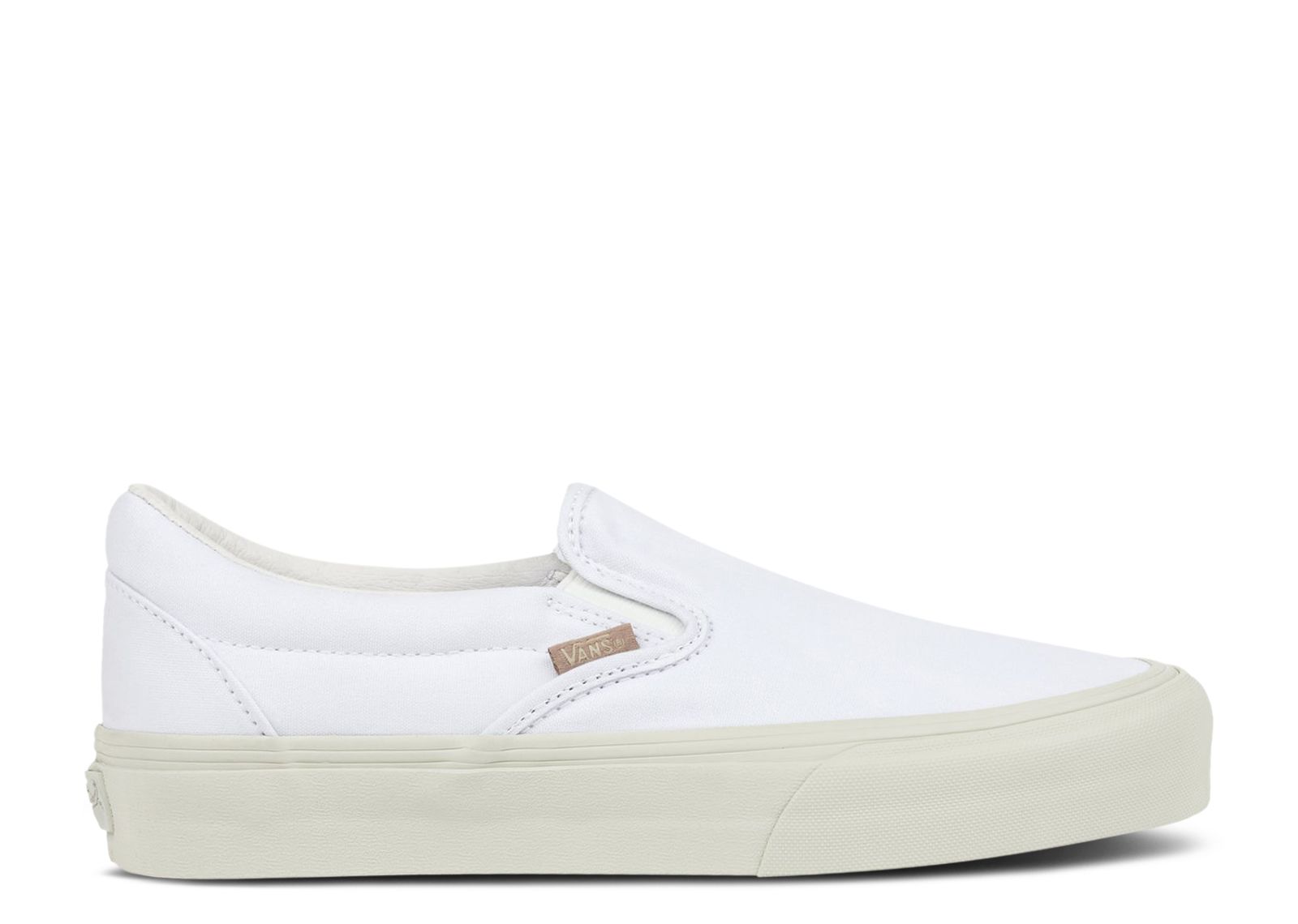 White vans slip outlet ons size 7