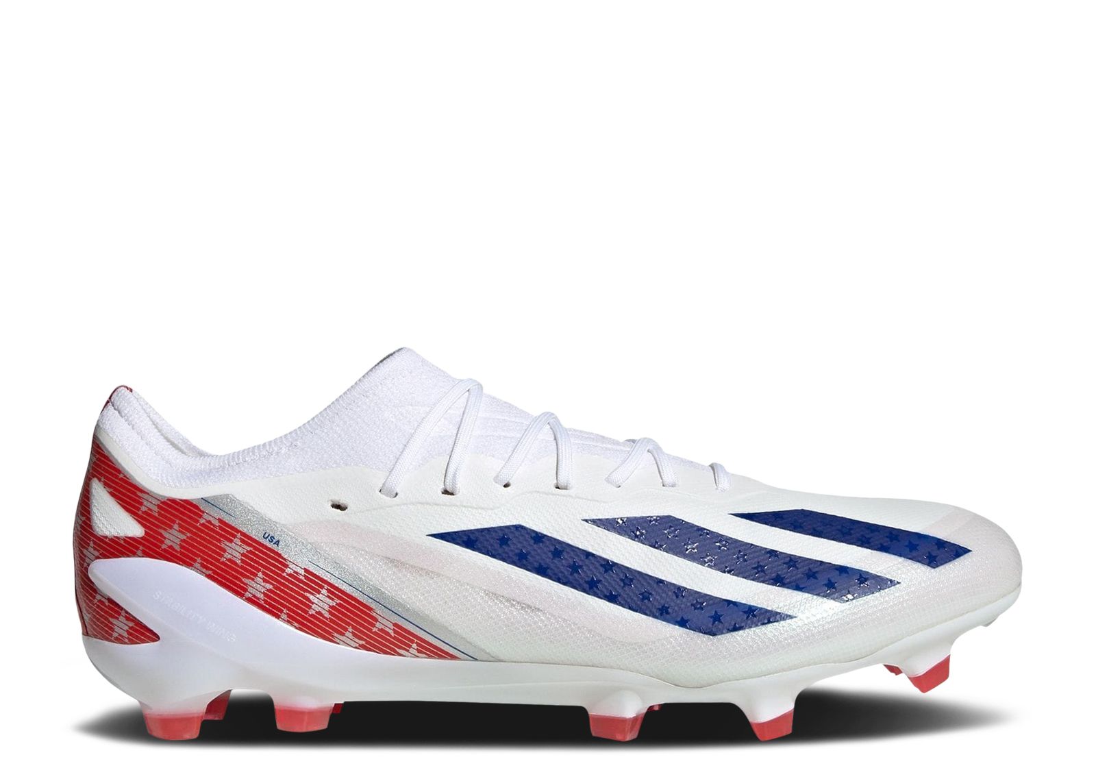 X Crazyfast.1 FG 'USA' - Adidas - IG0664 - cloud white/power
