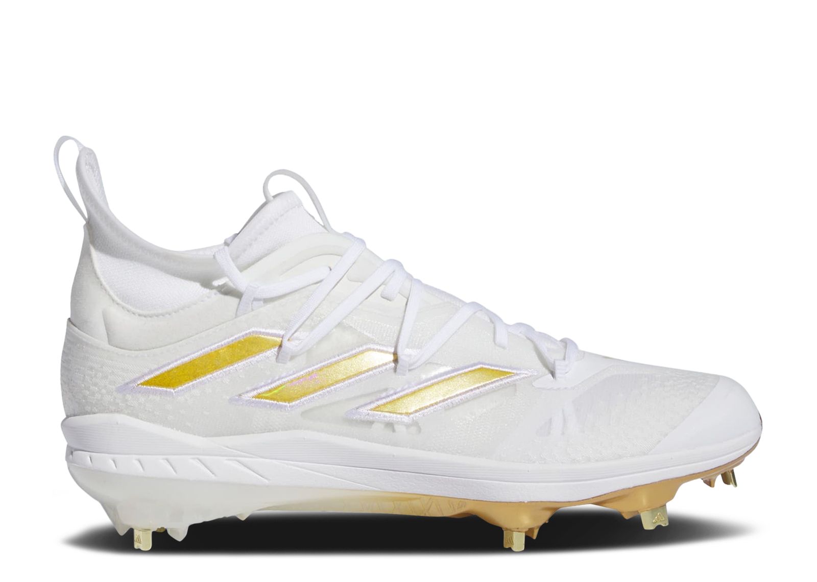 Adizero white and clearance gold