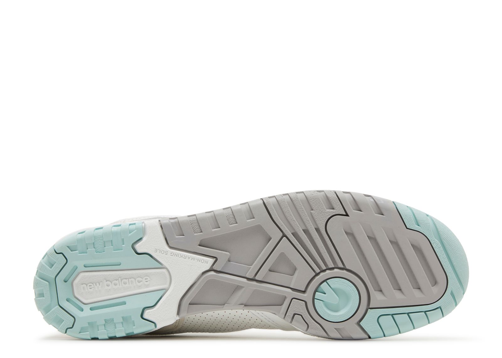 New Balance 550 Men\'s Size 9.5 White‎ Winter Fog Navy Grey BB550WCA Deals on Men main image 2