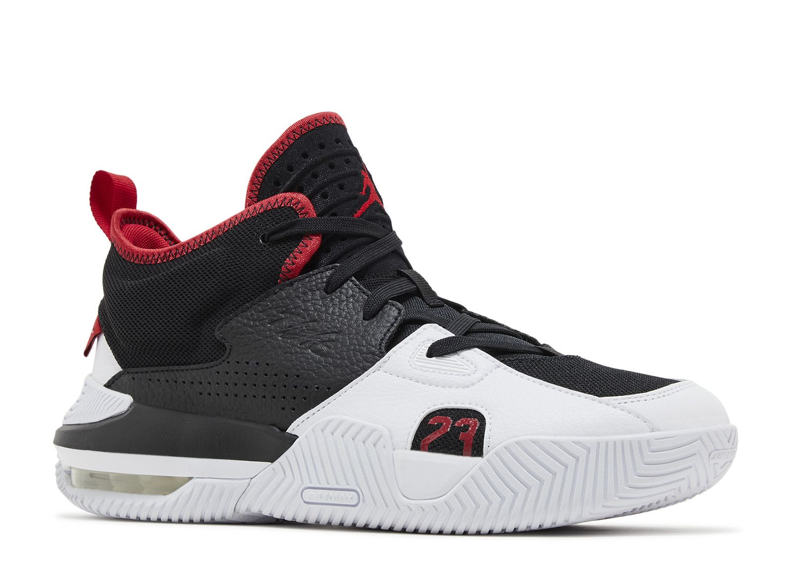 Stay Loyal Black and Red Air Jordan Flights Sneakers Jordan Stay Loyal 3 PS  main image 2