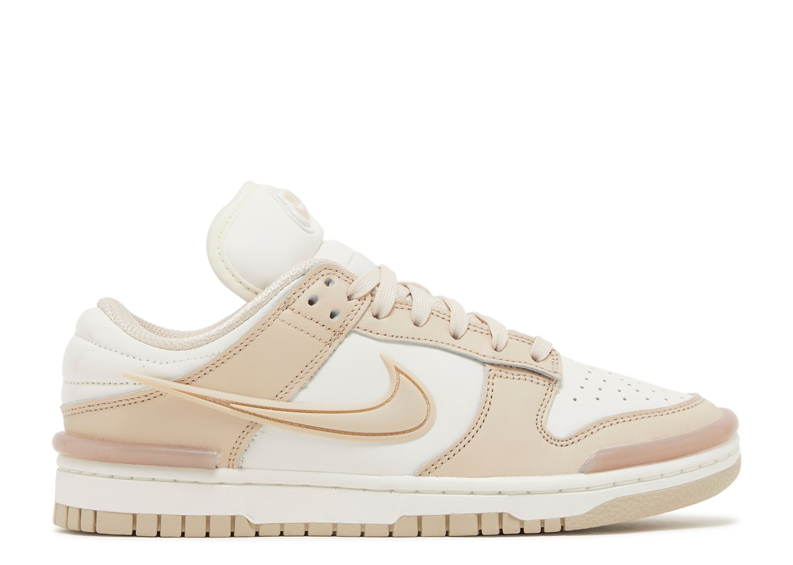 Wmns Dunk Low 'Gold Swoosh' - Nike - DX5930 001 - phantom/metallic