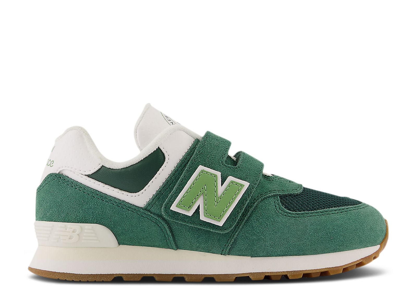 New Balance 574 Hook & Loop Little Kid Wide 'NB Athletics