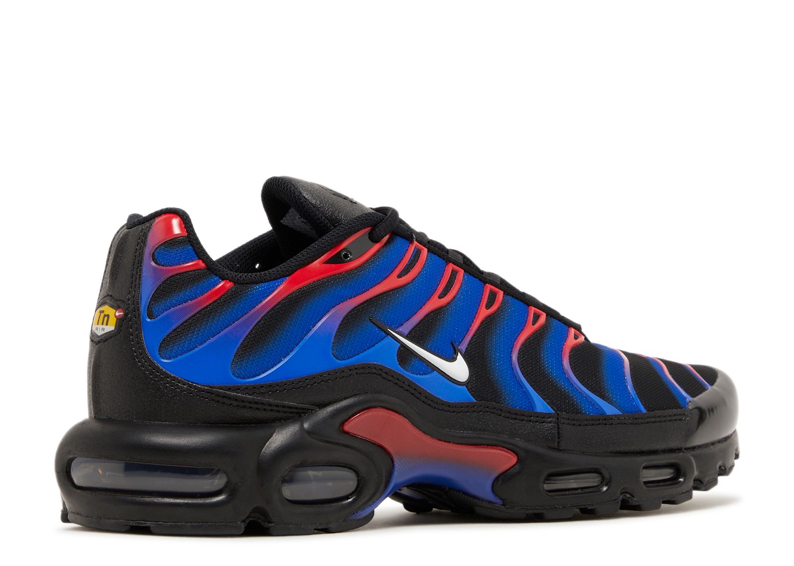 nike tns mens black and blue
