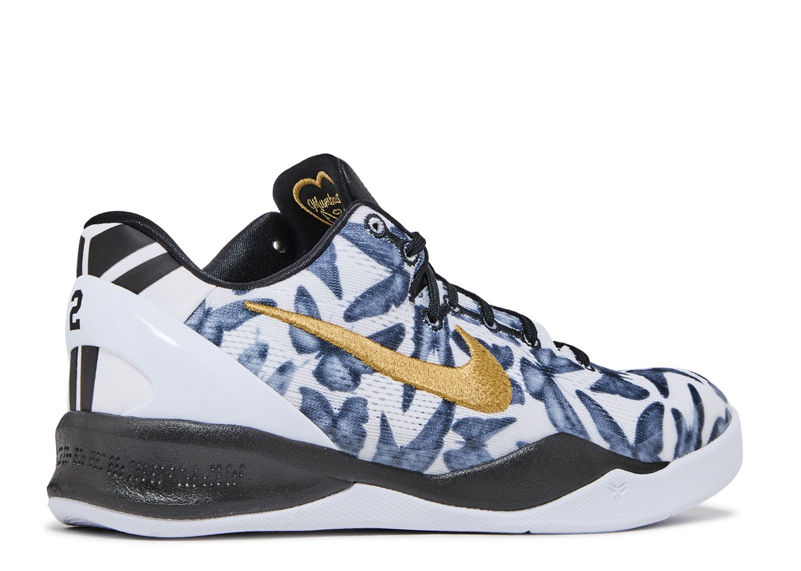 kobe 8 white and gold