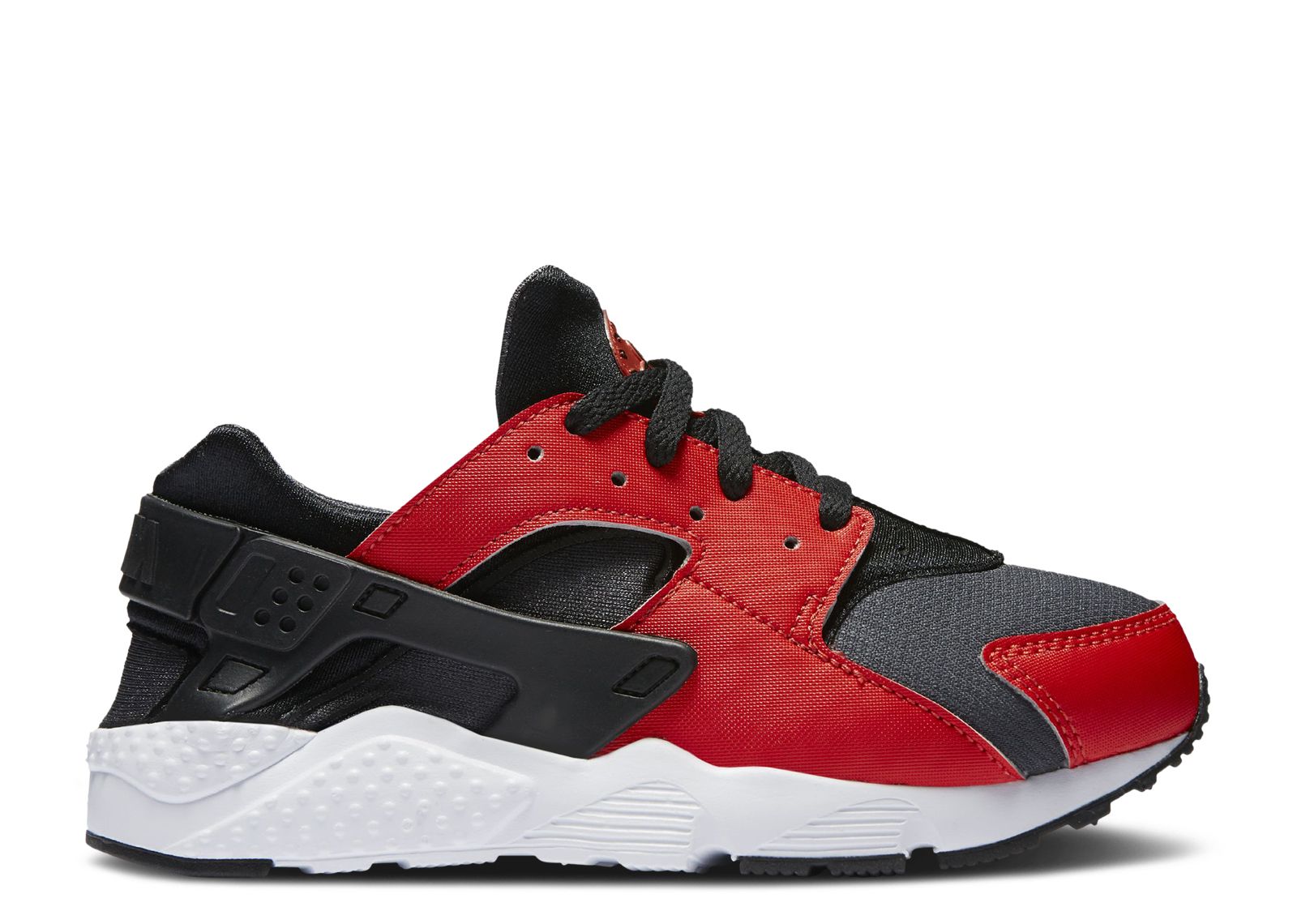 Orange black and white huaraches best sale