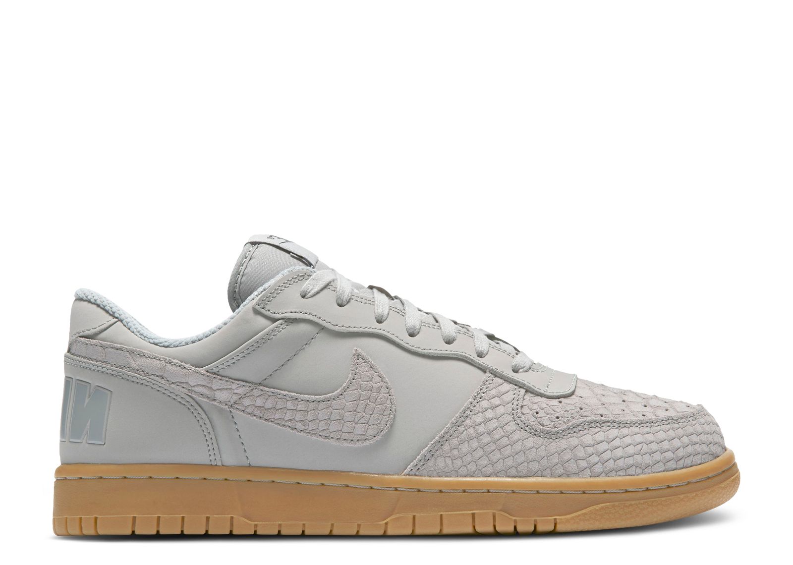 Big Nike Low Lux 'Wolf Grey Snakeskin Gum' - Nike - 854166