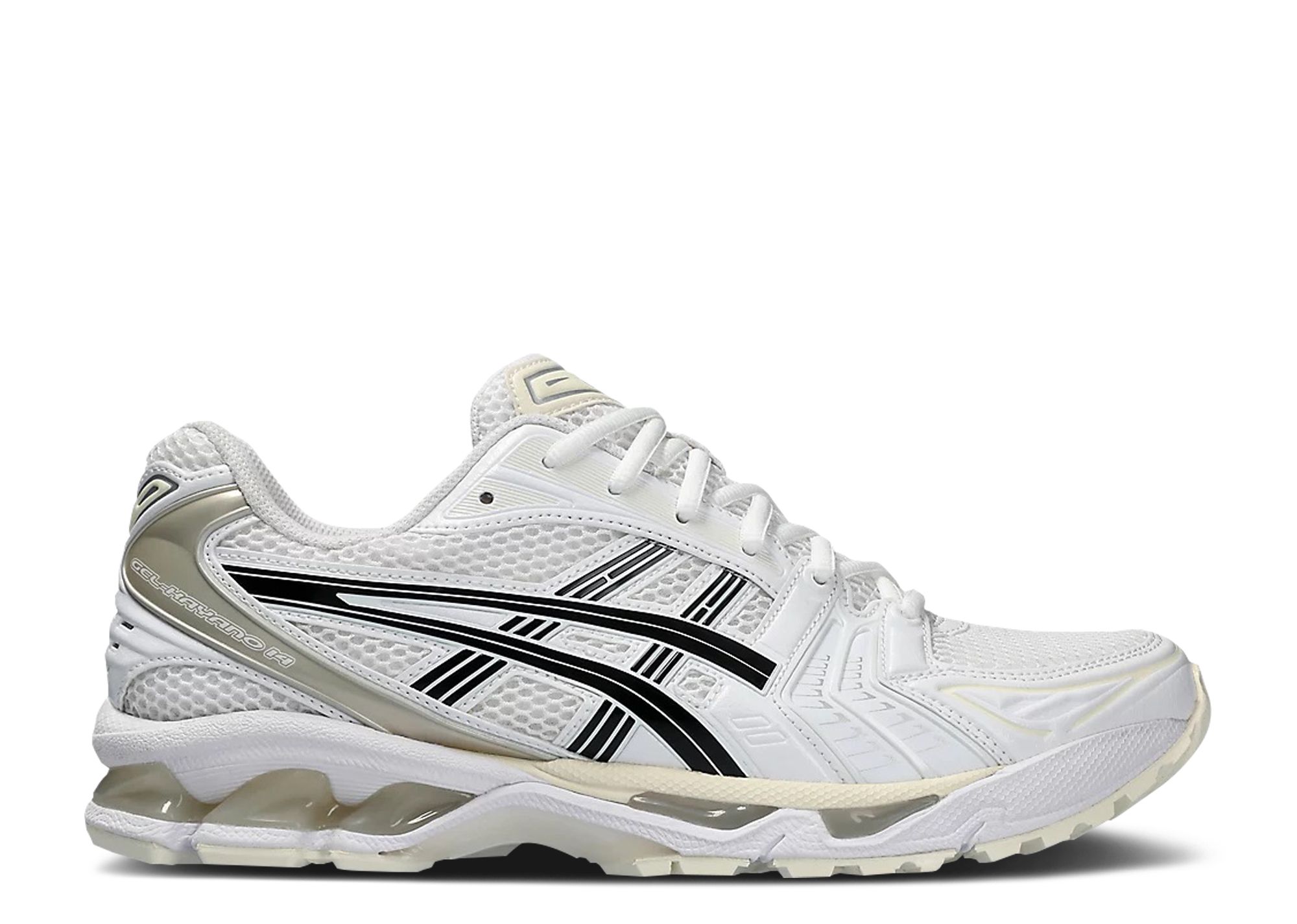 Aritzia x Gel Kayano 14 'White Black'