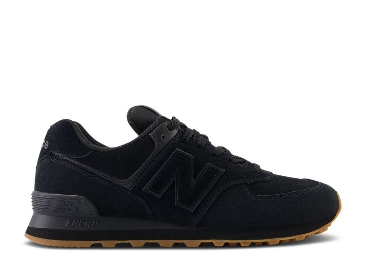 New balance 574 nubuck black Clearance