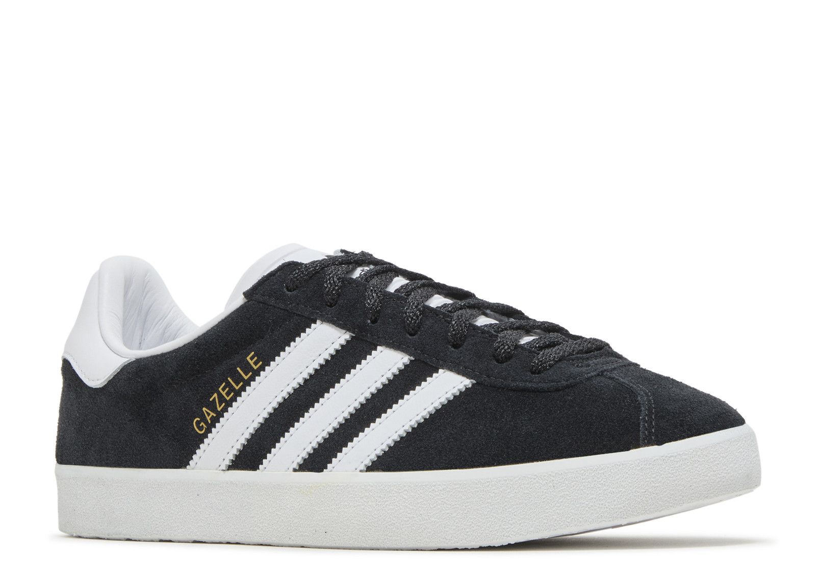 adidas gazelle silver green womens Adidas Gazelle Core Black Cloud White Gold Metallic (PS) main image 1