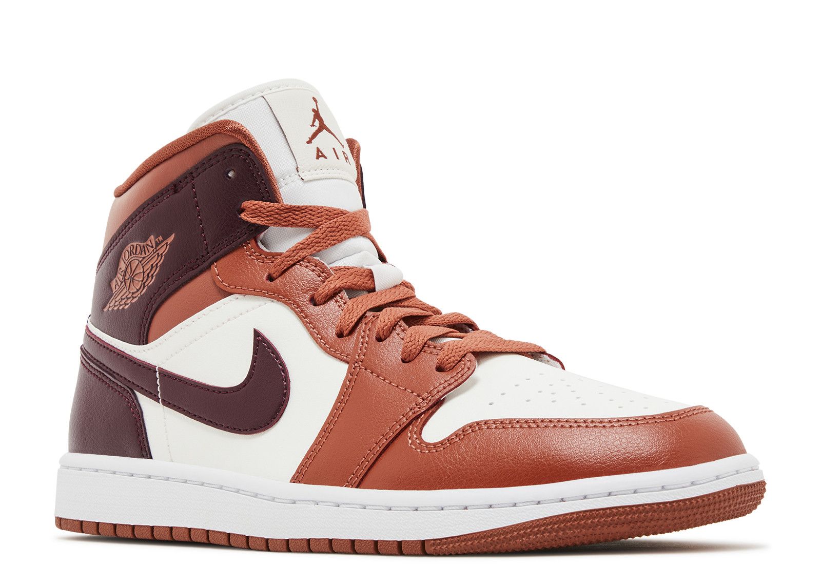 Wmns Jordan 1 Mid Dusty Peach Air Jordan BQ6472 200 dusty peach night maroon sail white Flight Club