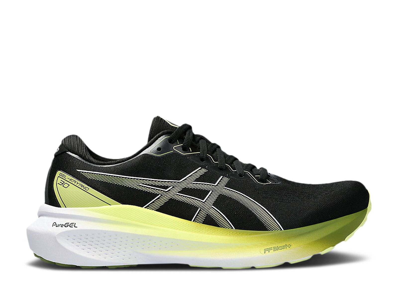 Gel Kayano 30 Wide 'Black Glow Yellow'