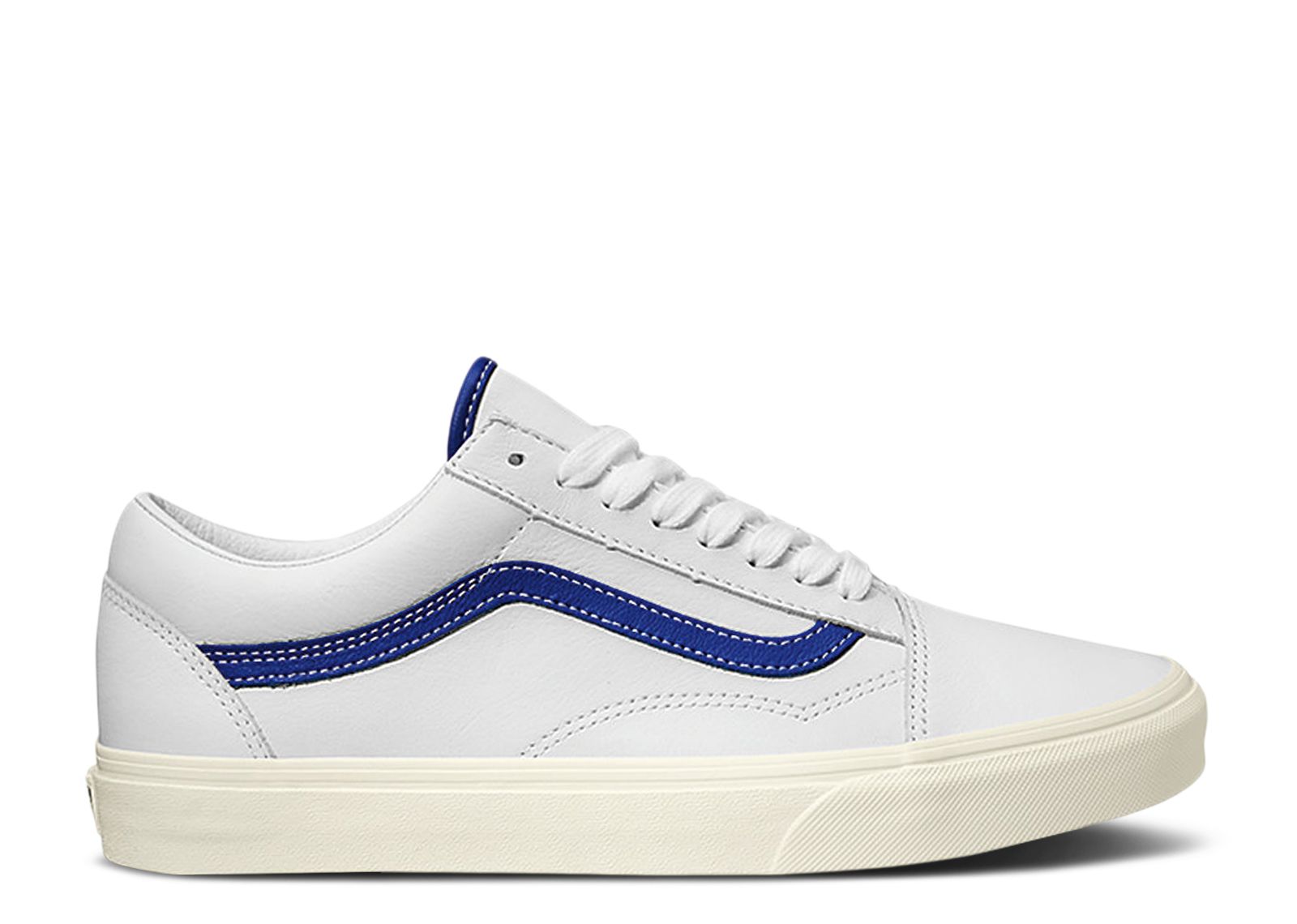 Old Skool 'White Blue Leather'