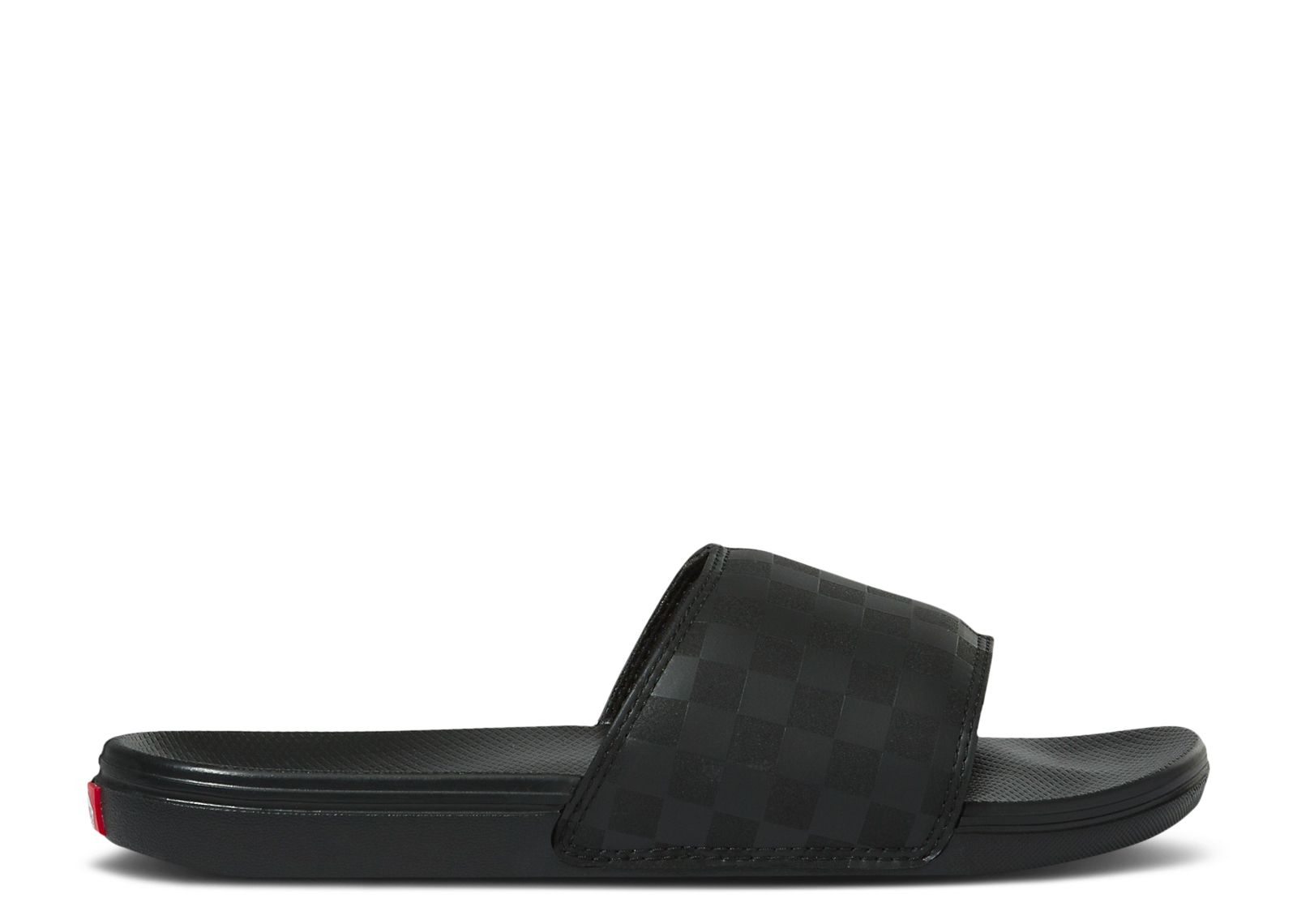 La Costa Slide On Triple Black Checkerboard