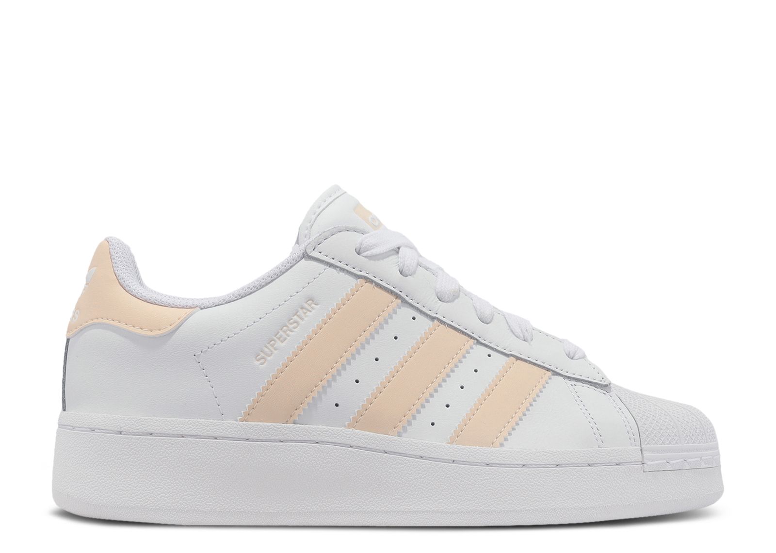 ◆adidas◆ Superstar XLG White IF3004 Wmns Superstar XLG 'White Bliss Orange' - Adidas - IF3004