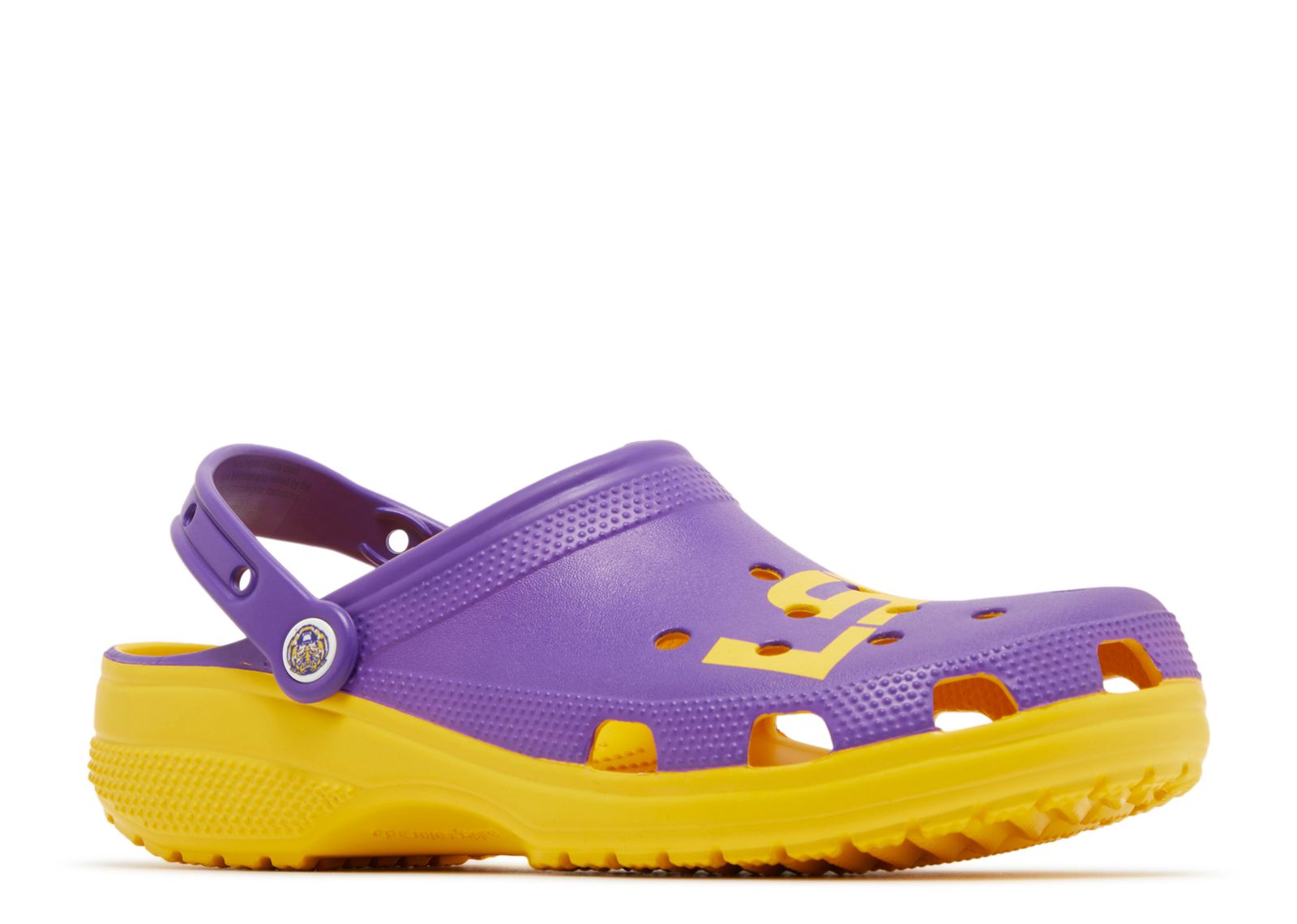 Purple and hot sale yellow crocs