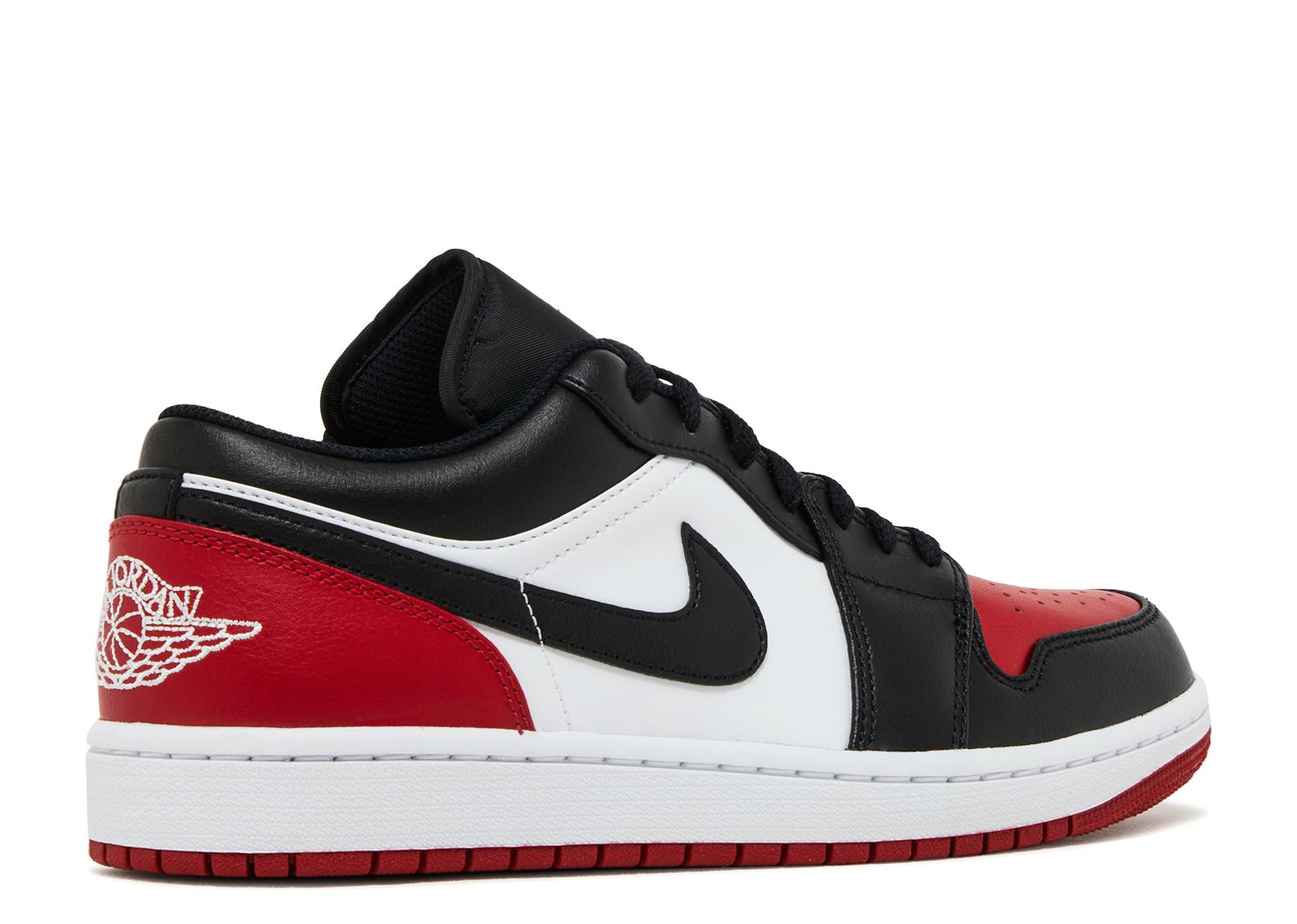 Air Jordan 1 Low 'Bred Toe 2.0' - Air Jordan - 553558 161 - white