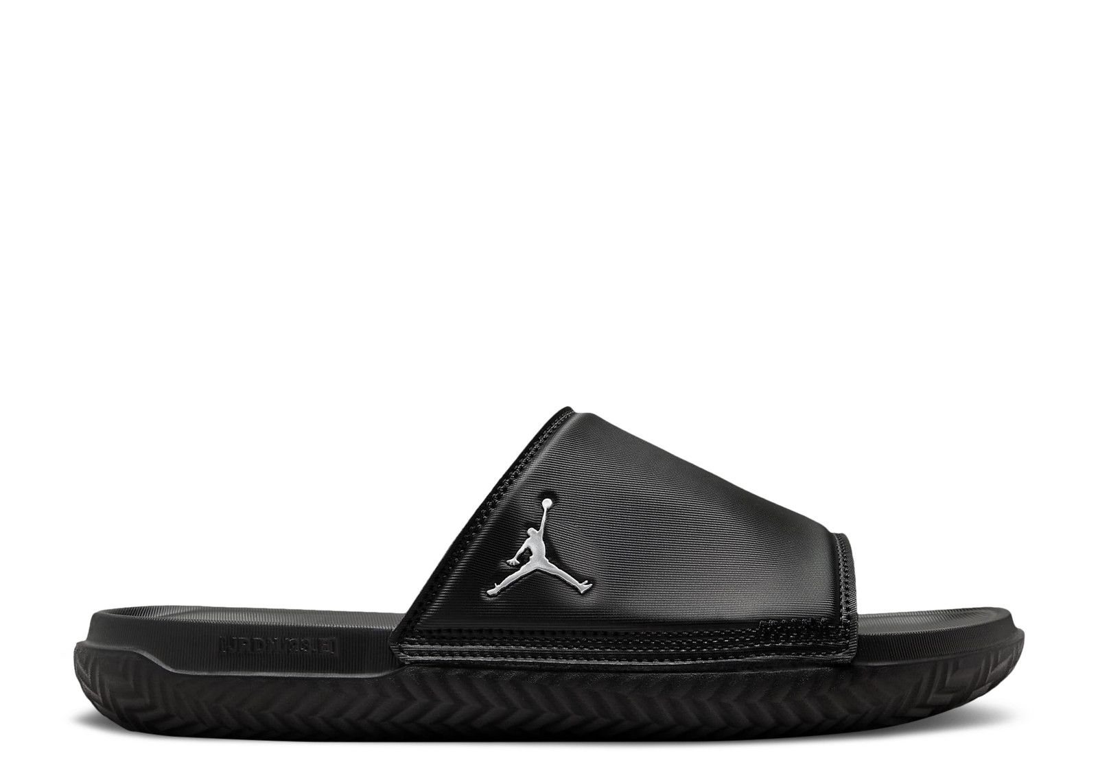 Jordan Play Slide 'Black Metallic Silver'