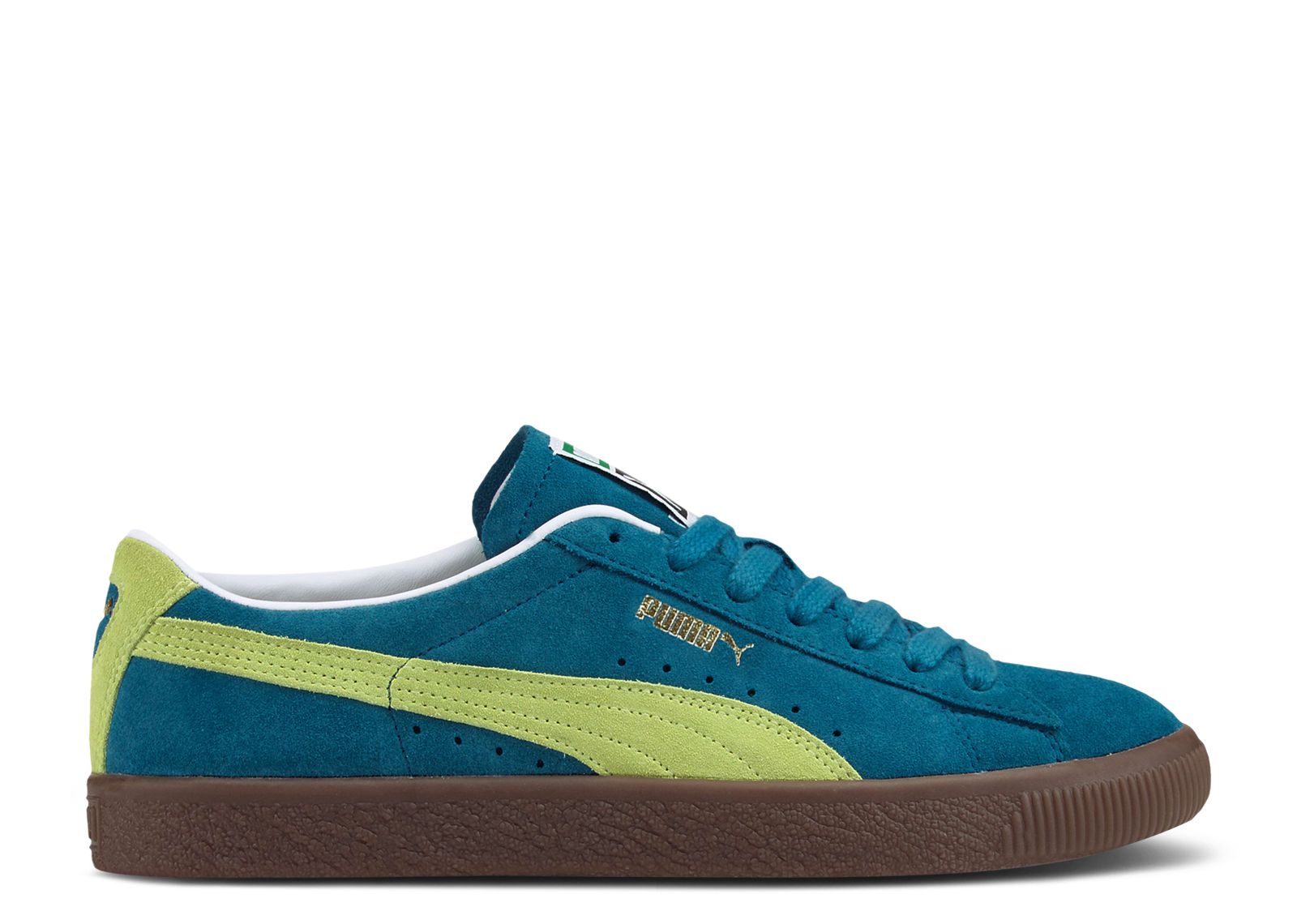 Suede Vintage 'Blue Coral Yellow Alert'