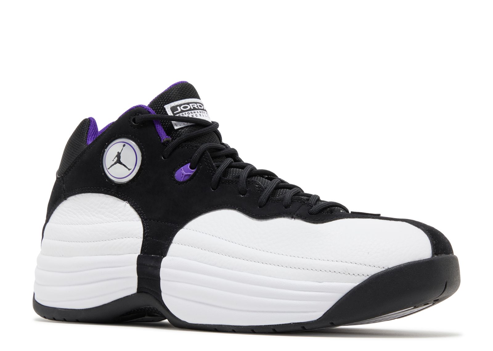 Jordan jumpman team clearance 2 black and purple