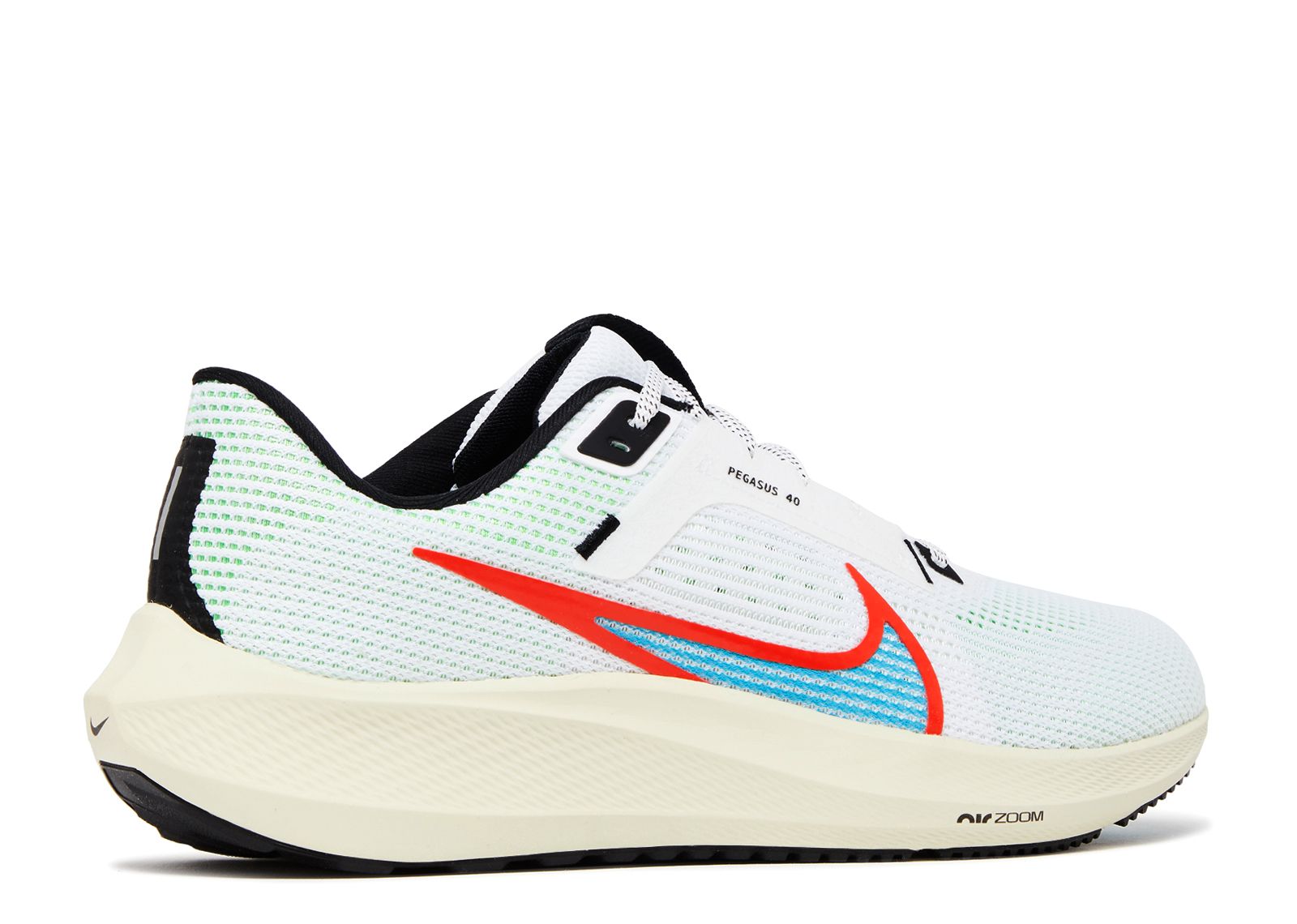 Nike Air Zoom Pegasus 40 SE Shoes White Mismatch Mens Sz 15 FJ1051-100 Nike Air Zoom Pegasus 40 PRM  main image 3