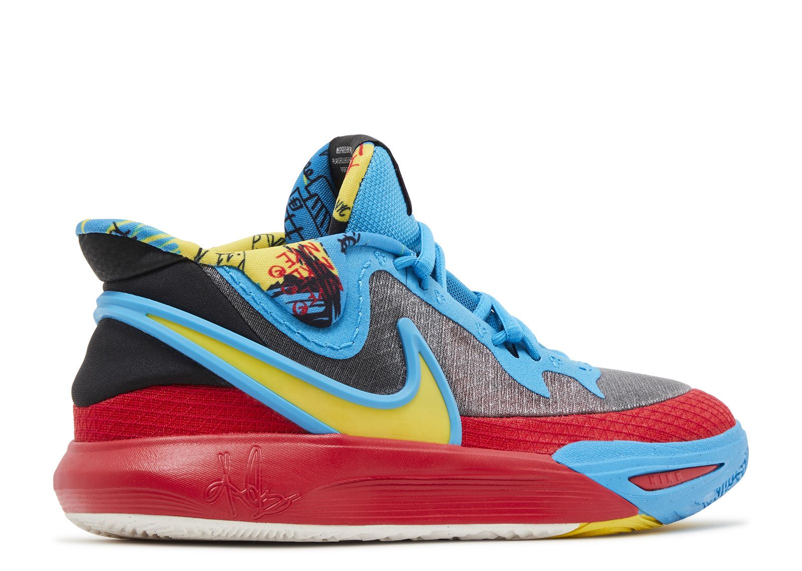 Kyrie 8 GO SE GS 'Black Blue Tour Yellow' - Nike - DQ8080