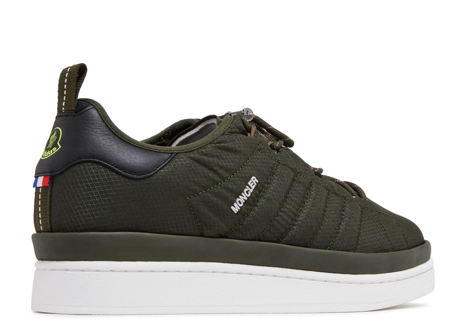 Moncler X Campus 'The Art Of Exploration Olive Night' - Adidas - IE5190 -  olive night/olive night/solar yellow | Flight Club