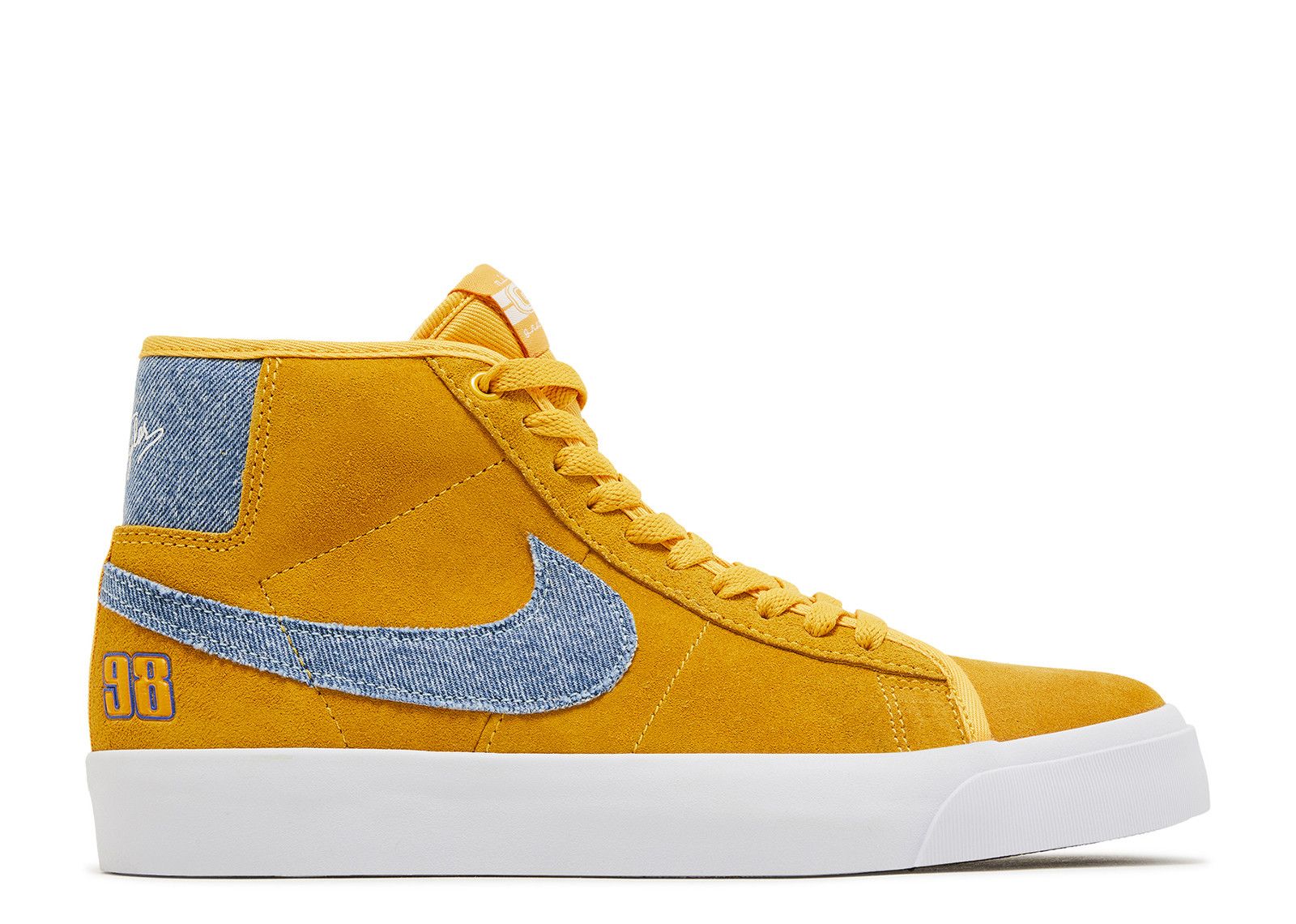 11.5 MEN’S NIKE Blazer MID PRO YELLOW FD0269-700 WHITE BASKETBALL Nike SB Mens Zoom Blazer Mid Pro GT Shoes – Extra Butter main image 4