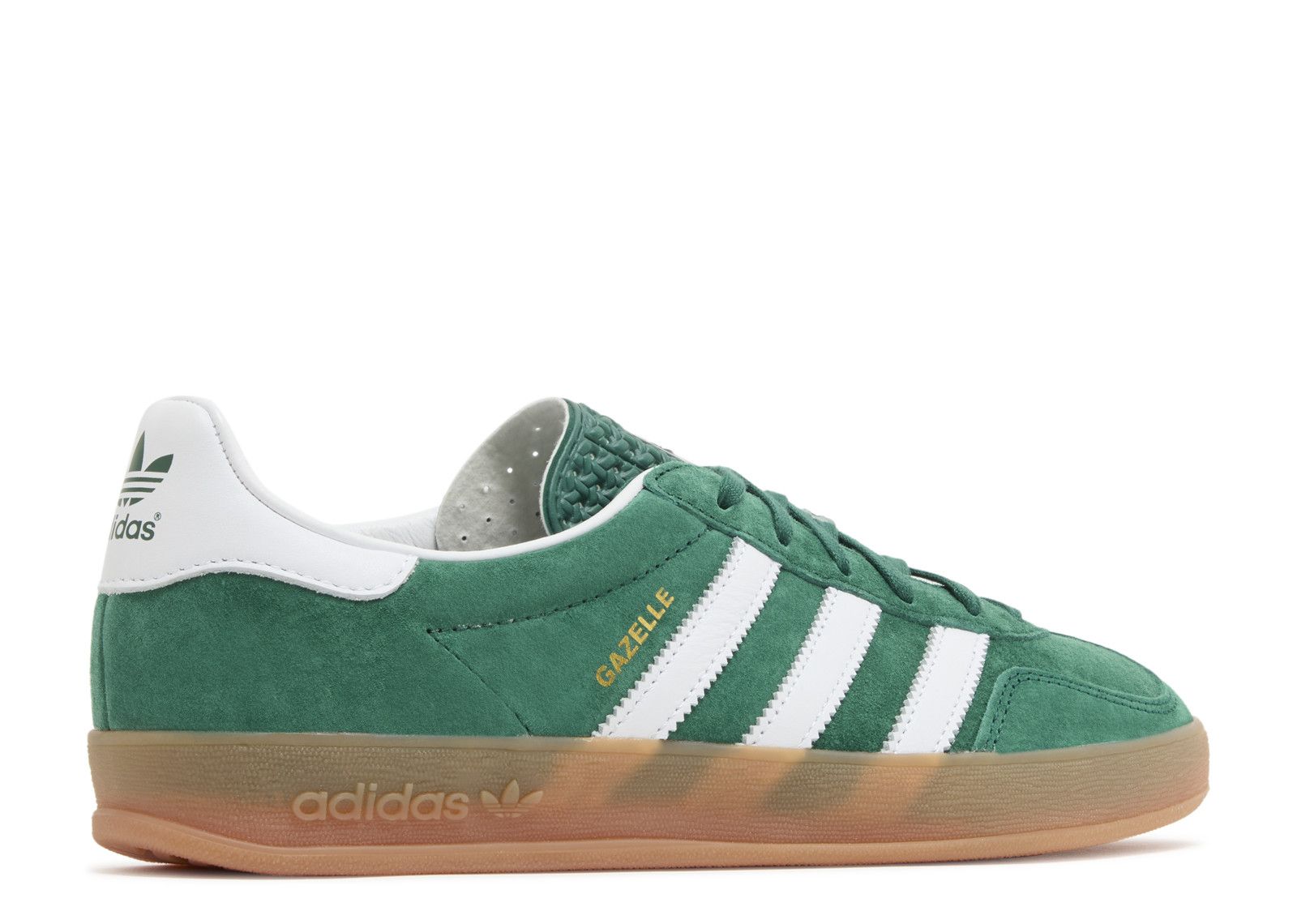 adidas gazelle silver green womens Adidas Gazelle Indoor Collegiate Green Lucid Pink (Women's)  Silhouette  Sneakers & Art