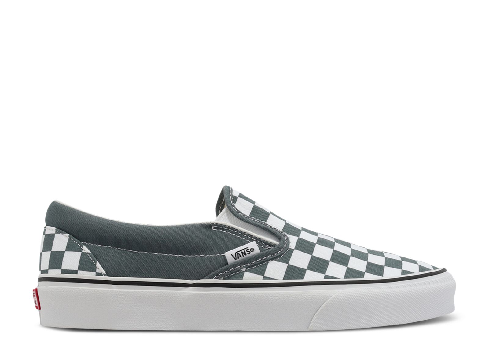 Classic Slip-On 'Checkerboard - Grey White'