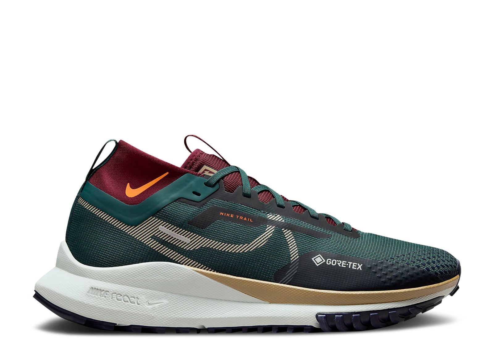 React Pegasus Trail 4 GORE TEX 'Deep Jungle Night Maroon' - Nike ...