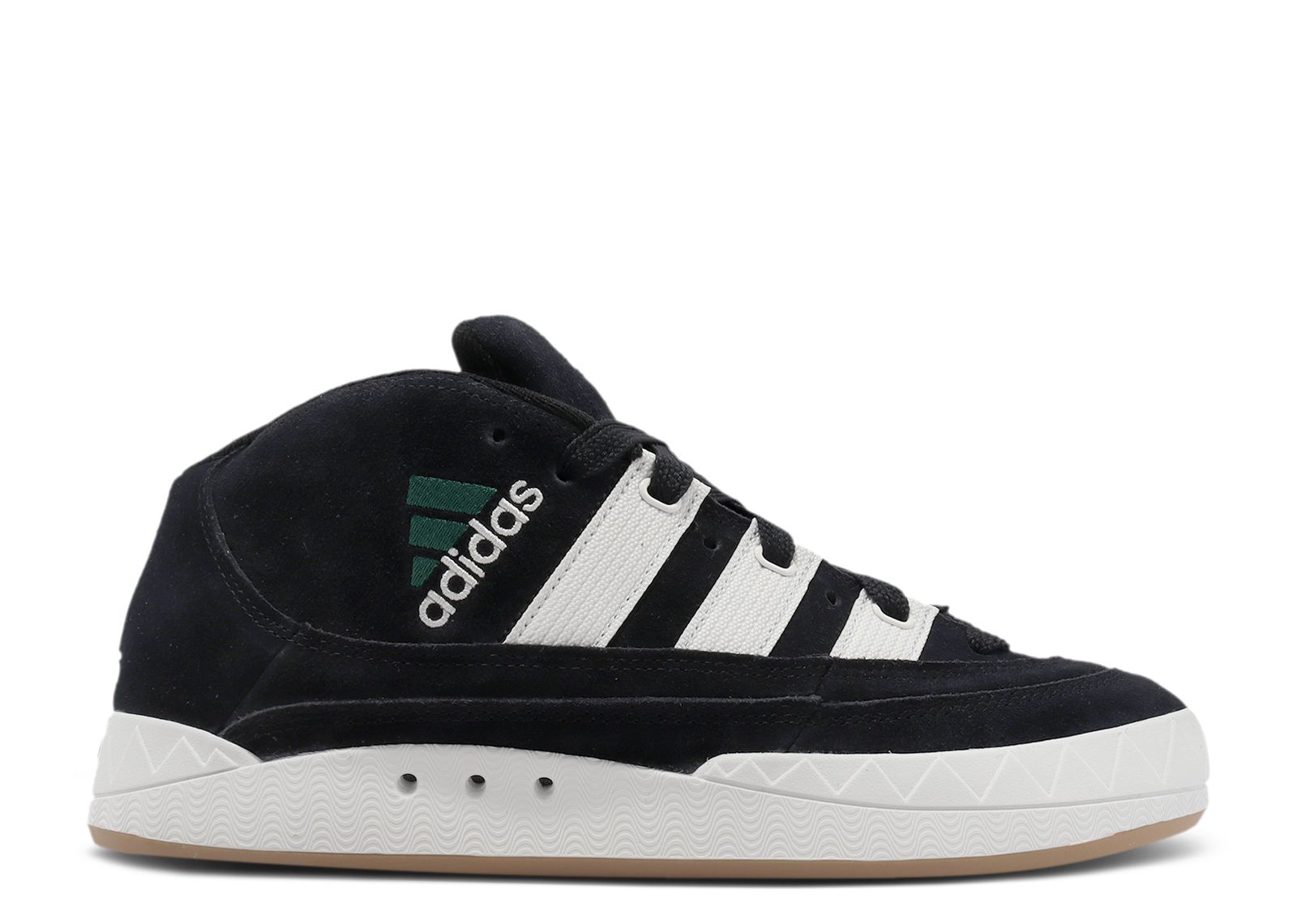 Adimatic Mid 'Black Collegiate Green'