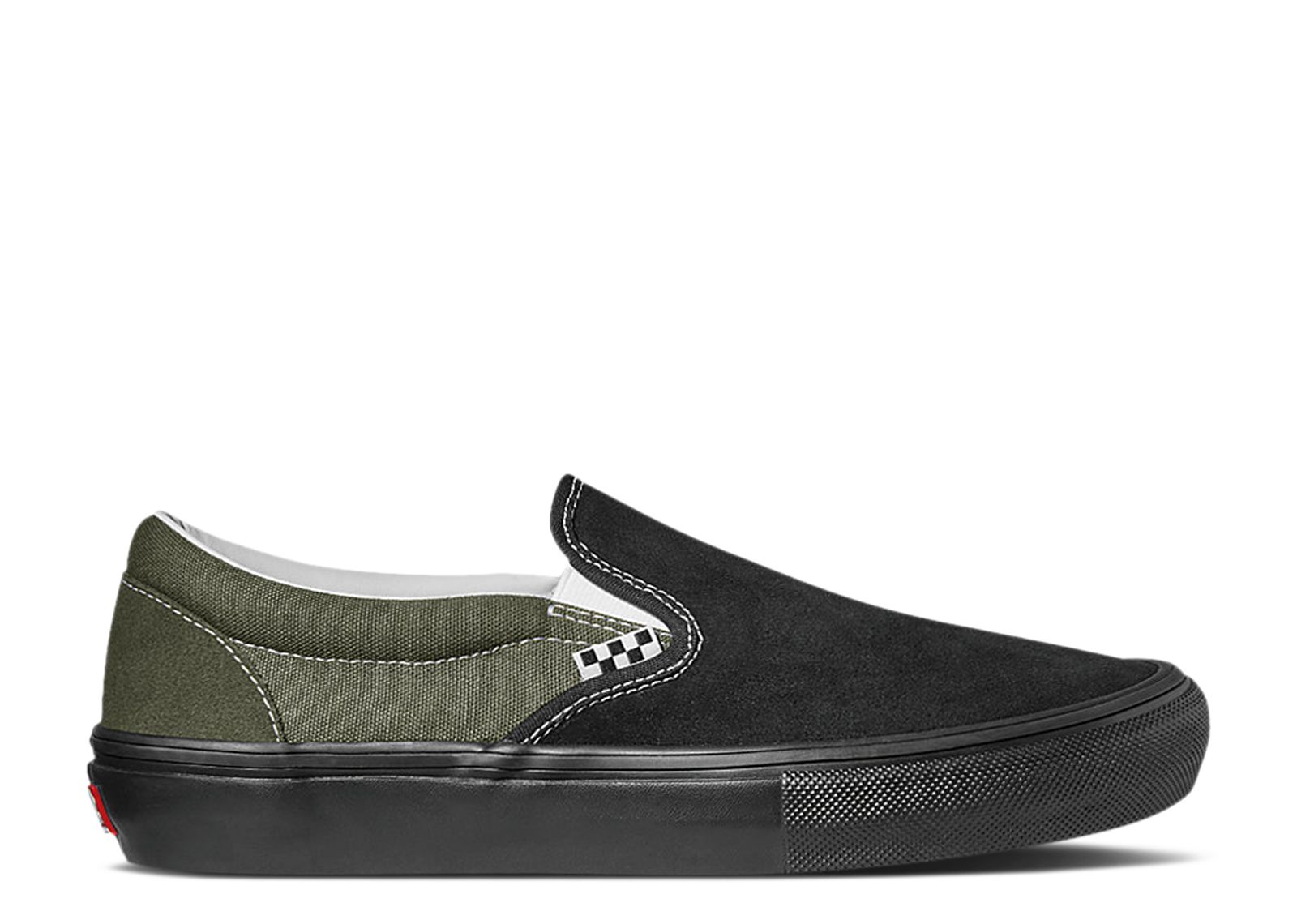 Skate Slip-On 'Black Grape Leaf'