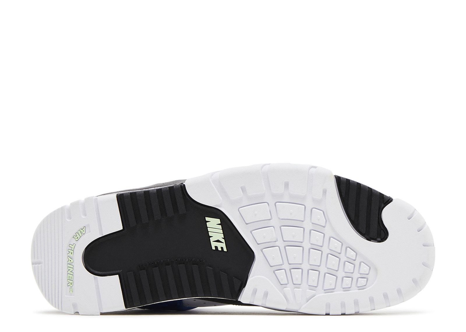 nike air max trainer 1 black white