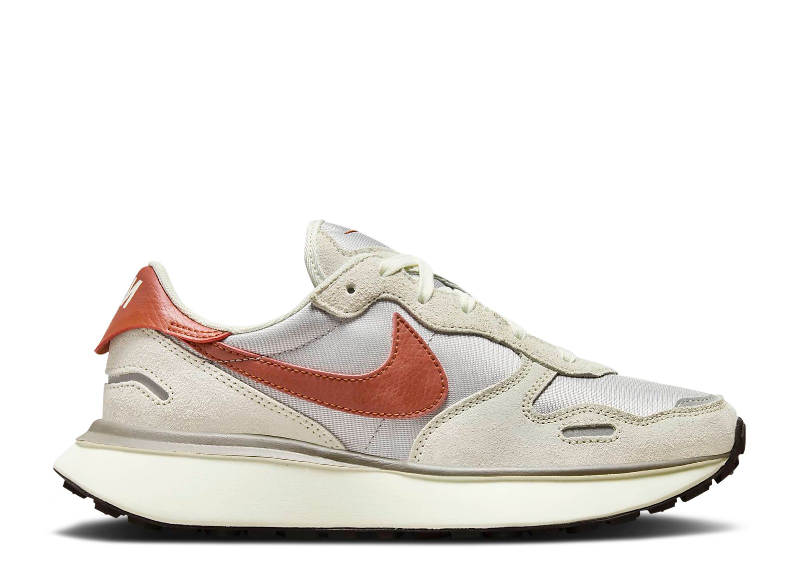 Wmns Phoenix Waffle Light Bone Rugged Orange Nike FD2196 001