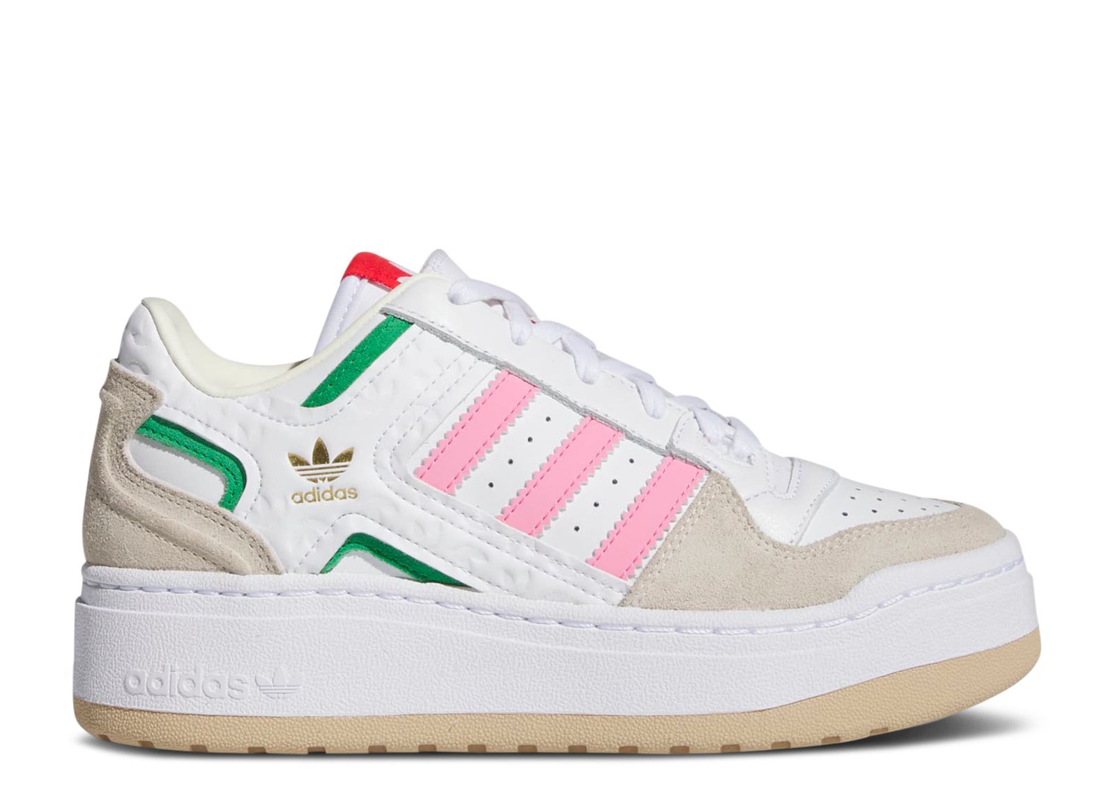 adidas forum pink and green