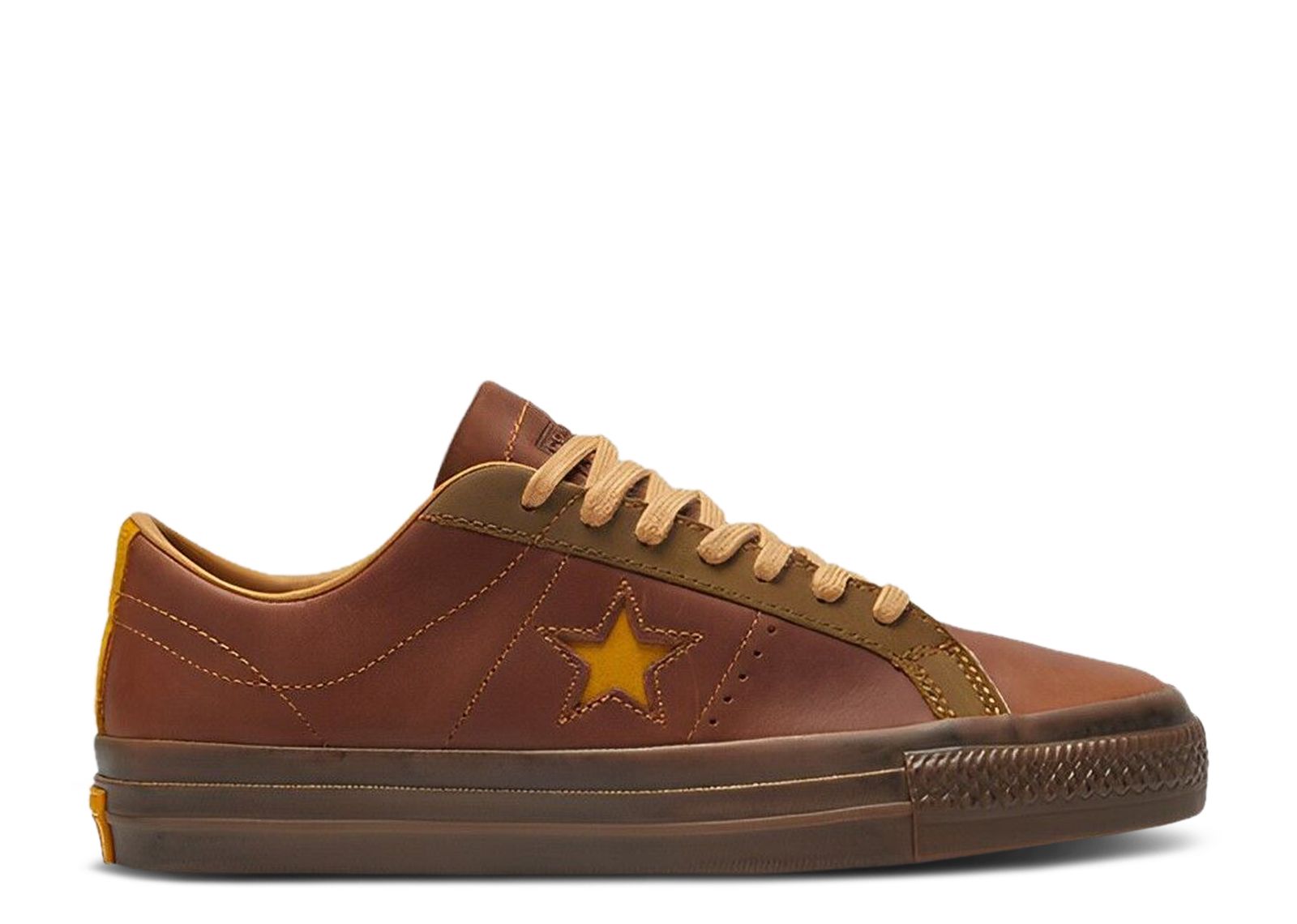 One Star Pro Low Mid Autumn Festival Brown Converse A07088C