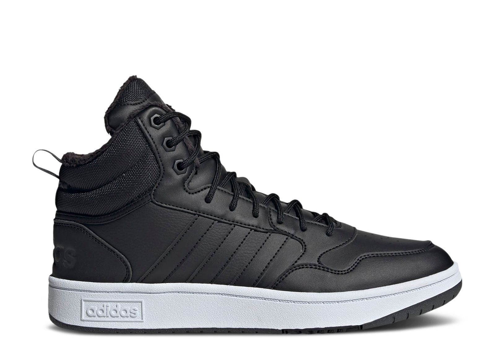Hoops 3.0 Mid Winter 'Black White' - Adidas - GZ6679 - core black/core  black/cloud white | Flight Club