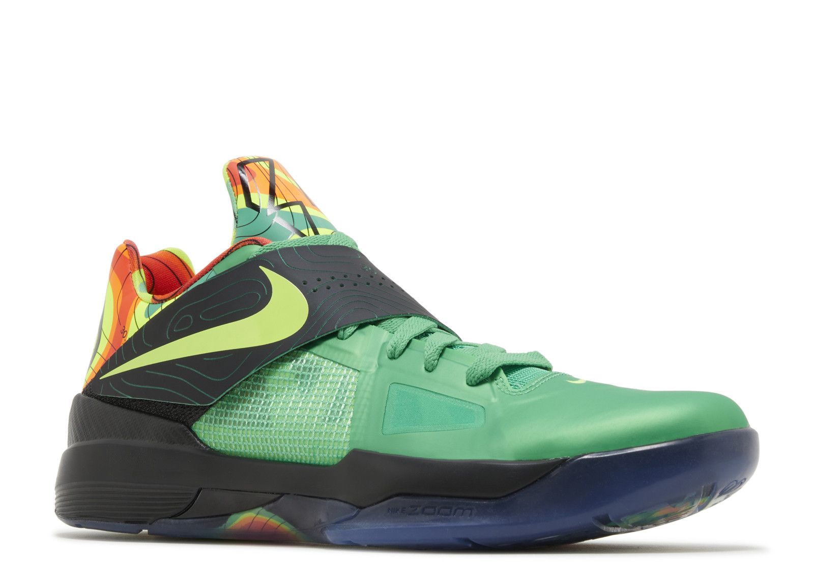 Zoom KD 4 Weatherman 2024 Nike FN6247 300 lush green volt black team orange Flight Club