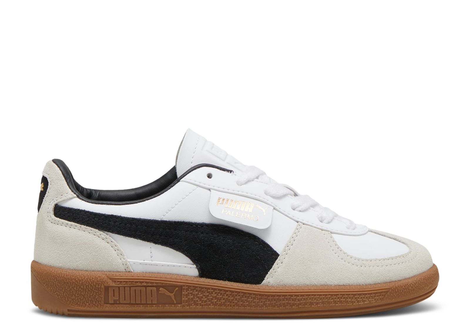 Palermo Leather Big Kid 'White Black Gum'