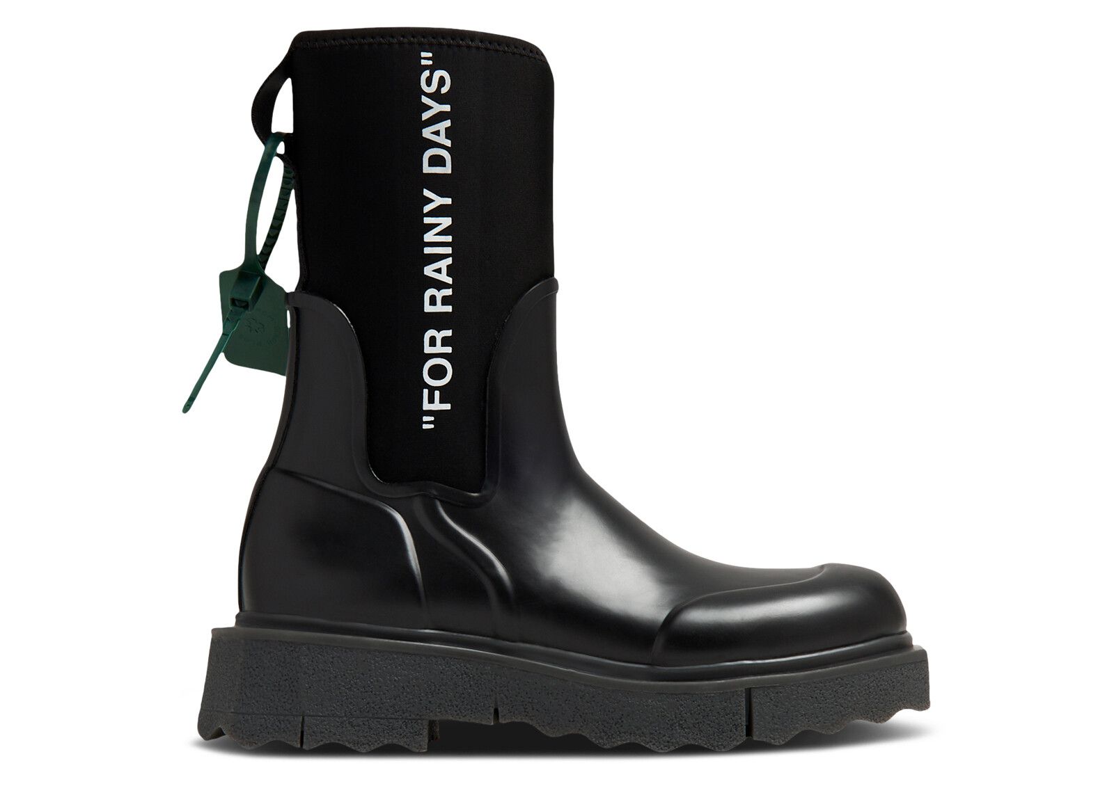 Off White Wmns Sponge Rubber Rain Boot  display picture 3