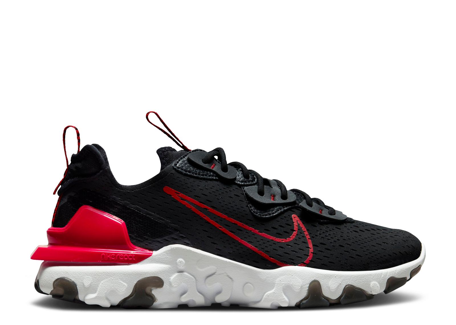 Nike react element black and red best sale