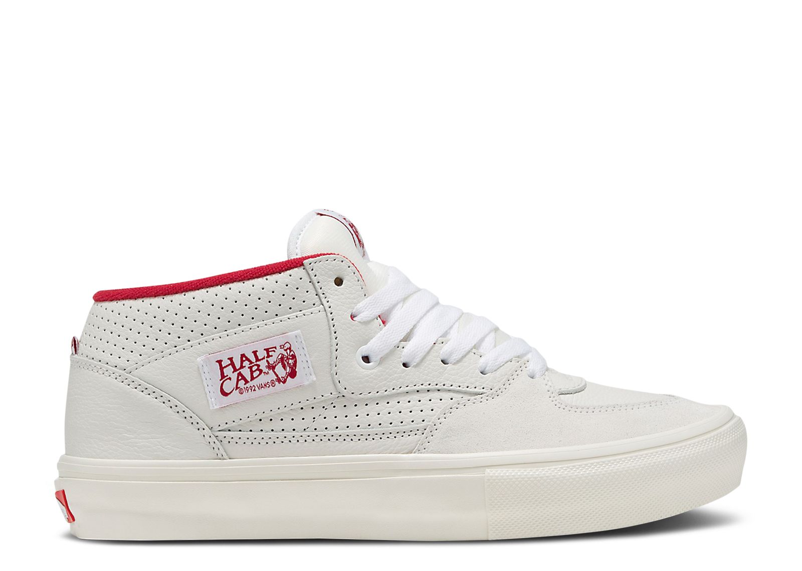 Skate Half Cab 'White Red'