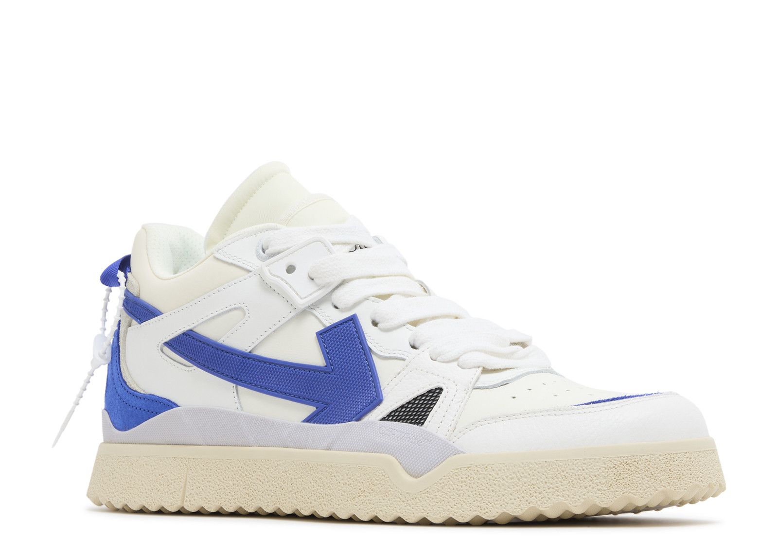 スニーカー Off-White OMIA234F23LEA001 MIDTOP SPONGE Sneakers Off White New Mid Sponge 'White Blue' - Off White