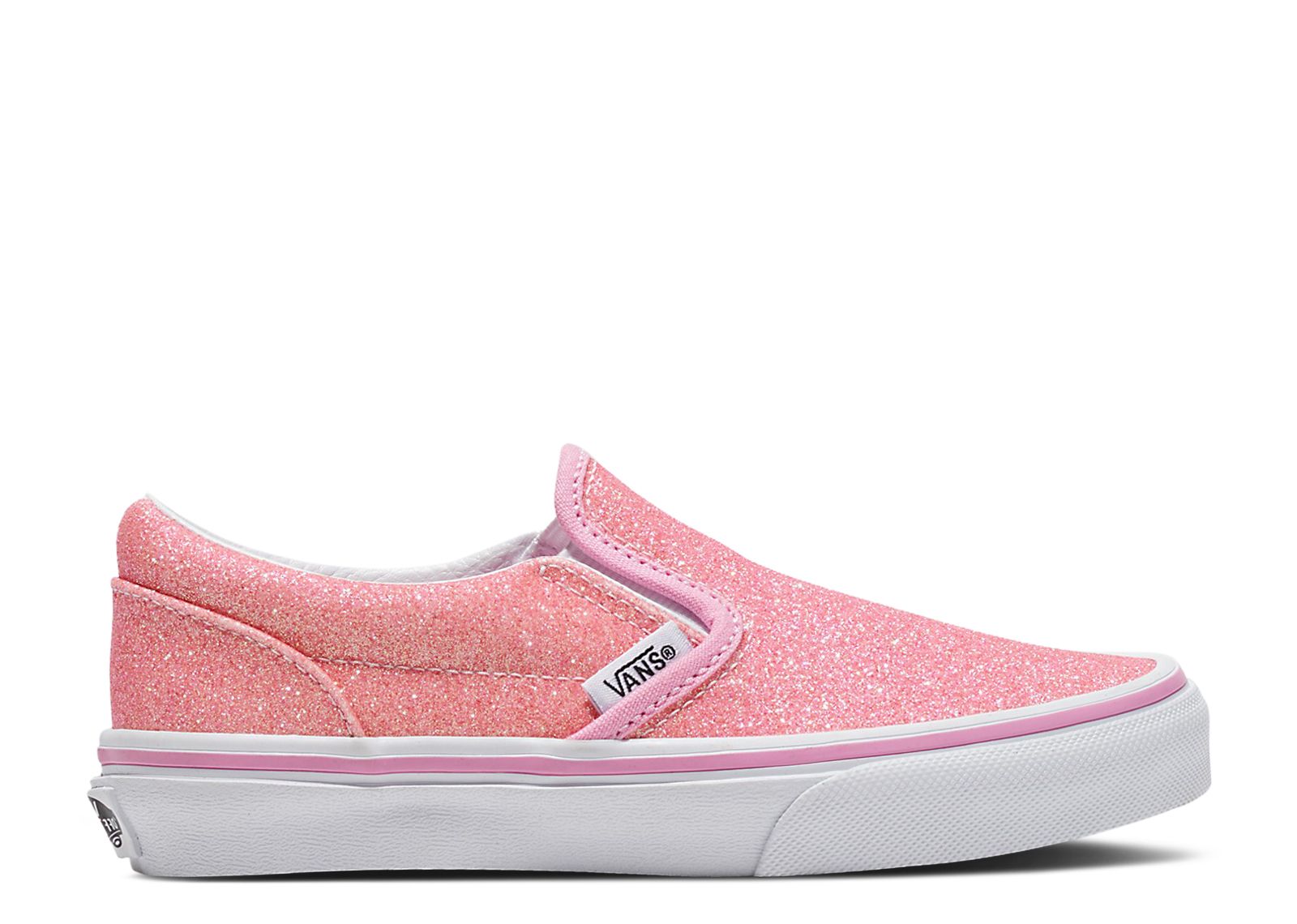 Classic Slip-On V Kids 'Glitter - Pink'